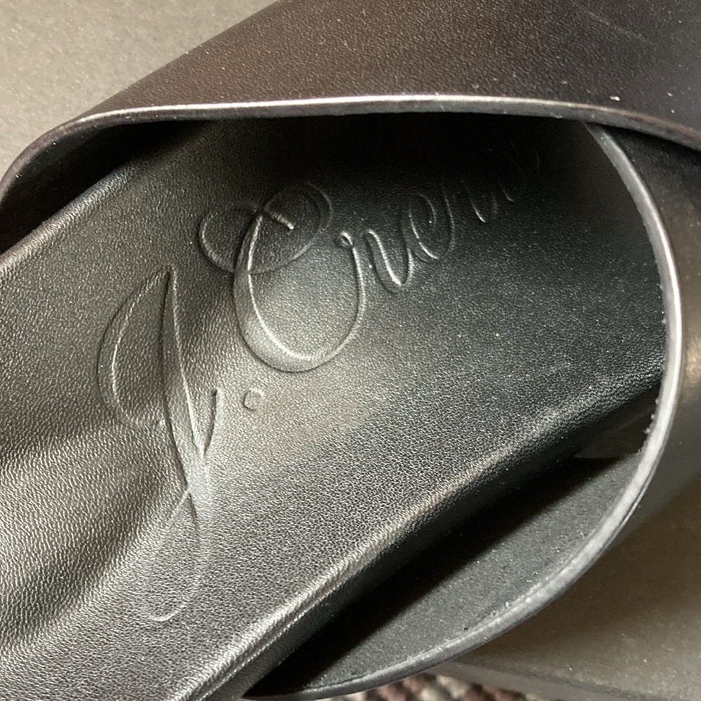 J.Crew Black Criss Strap Marlow Sandals Size 6 - Picture 3 of 6